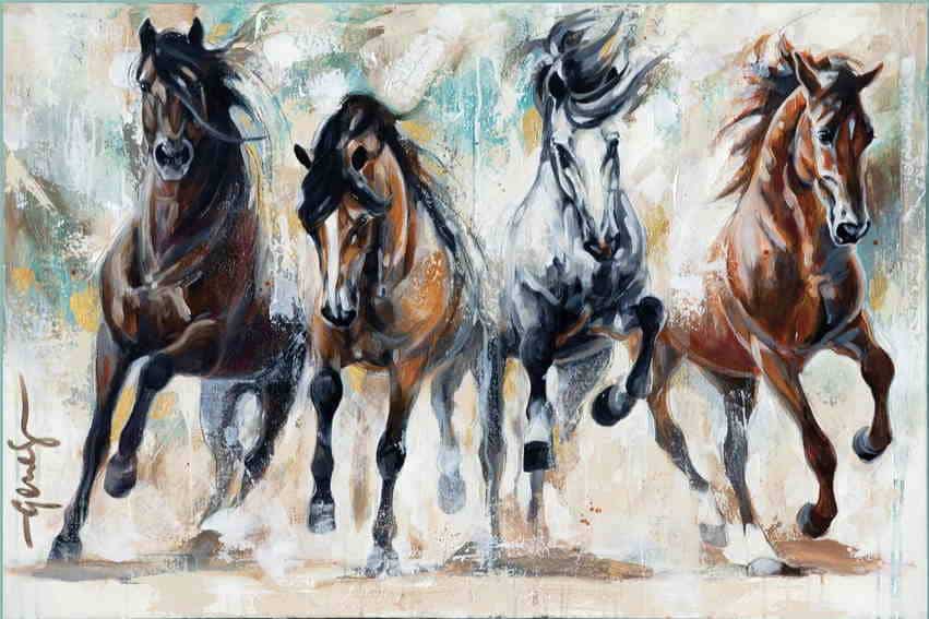 Kalendere med hesteracer, ridesport og hestevognskørsel