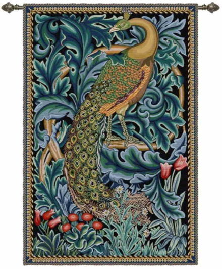 Gobelin, Peacock, William Morris, 139x92 cm