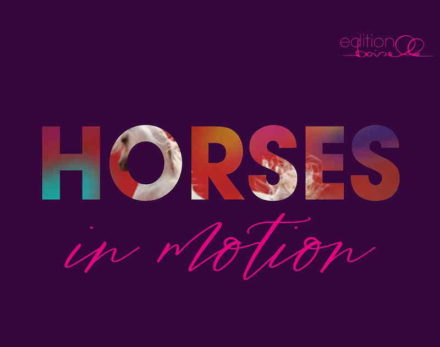 Heste i bevægelse evighedskalender 60x42 cm