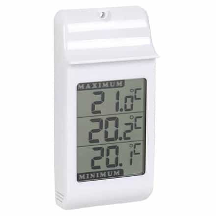 Staldtermometer med et stort, letlæseligt digitalt display
