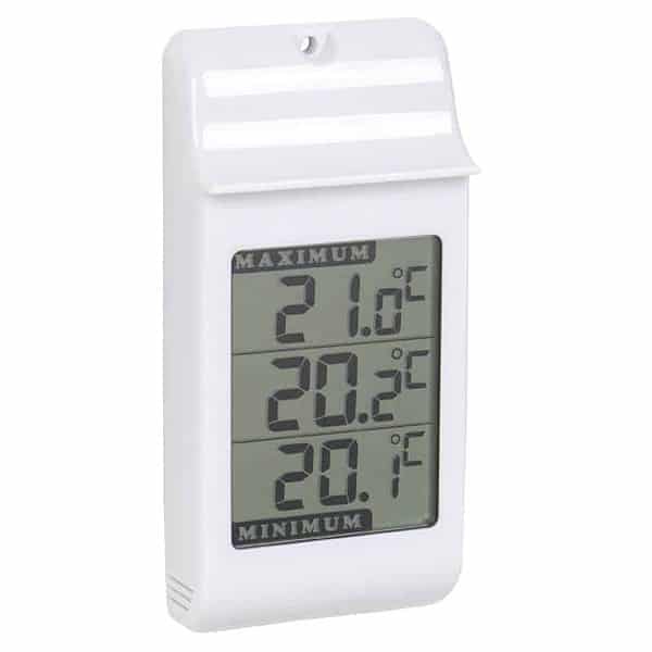 Staldtermometer med et stort, letlæseligt digitalt display