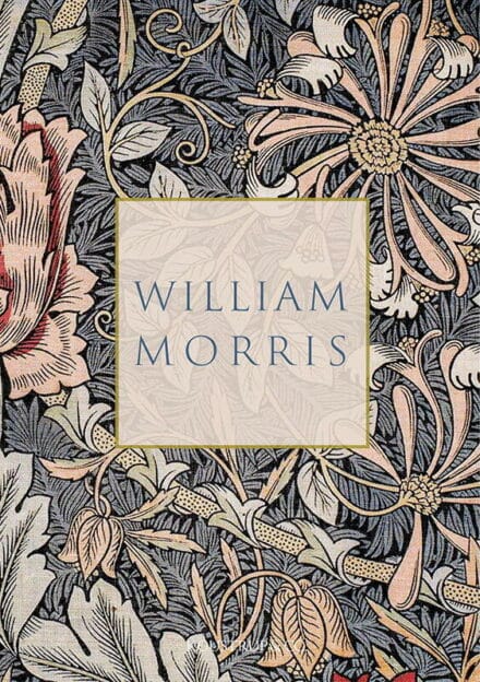 brevkort med 8 forskellige motiver af de ikoniske og karakteristiske mønstre af den engelske kunstner William Morris.