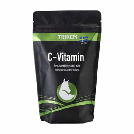 C-vitamin kan være til gavn for ældre heste, heste i hård træning og heste der gives begrænset mængde grovfoder.