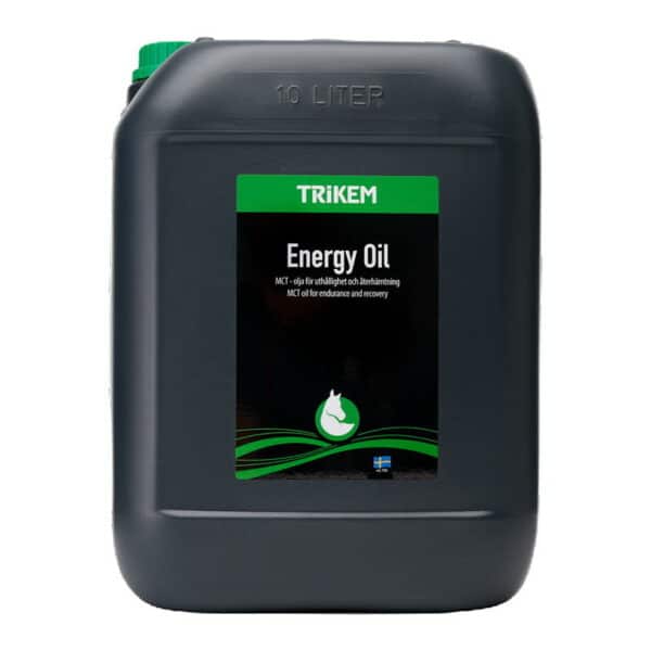 Energy Oil med hørfrøolie kan bruges som energitilskud til heste fx efter træning.