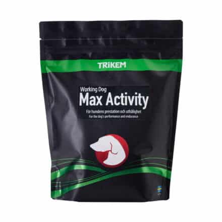 MaxActivity er fodertilskud til hundens bevægeapparater. Til hunde med problemer med muskler, led, sener, ledbånd.