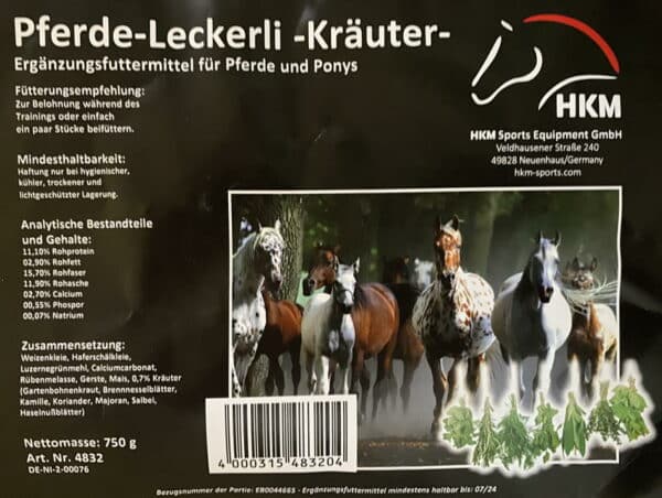 Hestebolsjer med urter kan bruges som belønning i forbindelse med træning, positiv forstærkning, trailerlæsning mm.