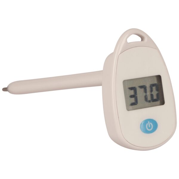 Digitalt staldtermometer til måling af legemstemperaturen på store dyr som heste og kvæg